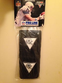 RAIDERS long wrist bands