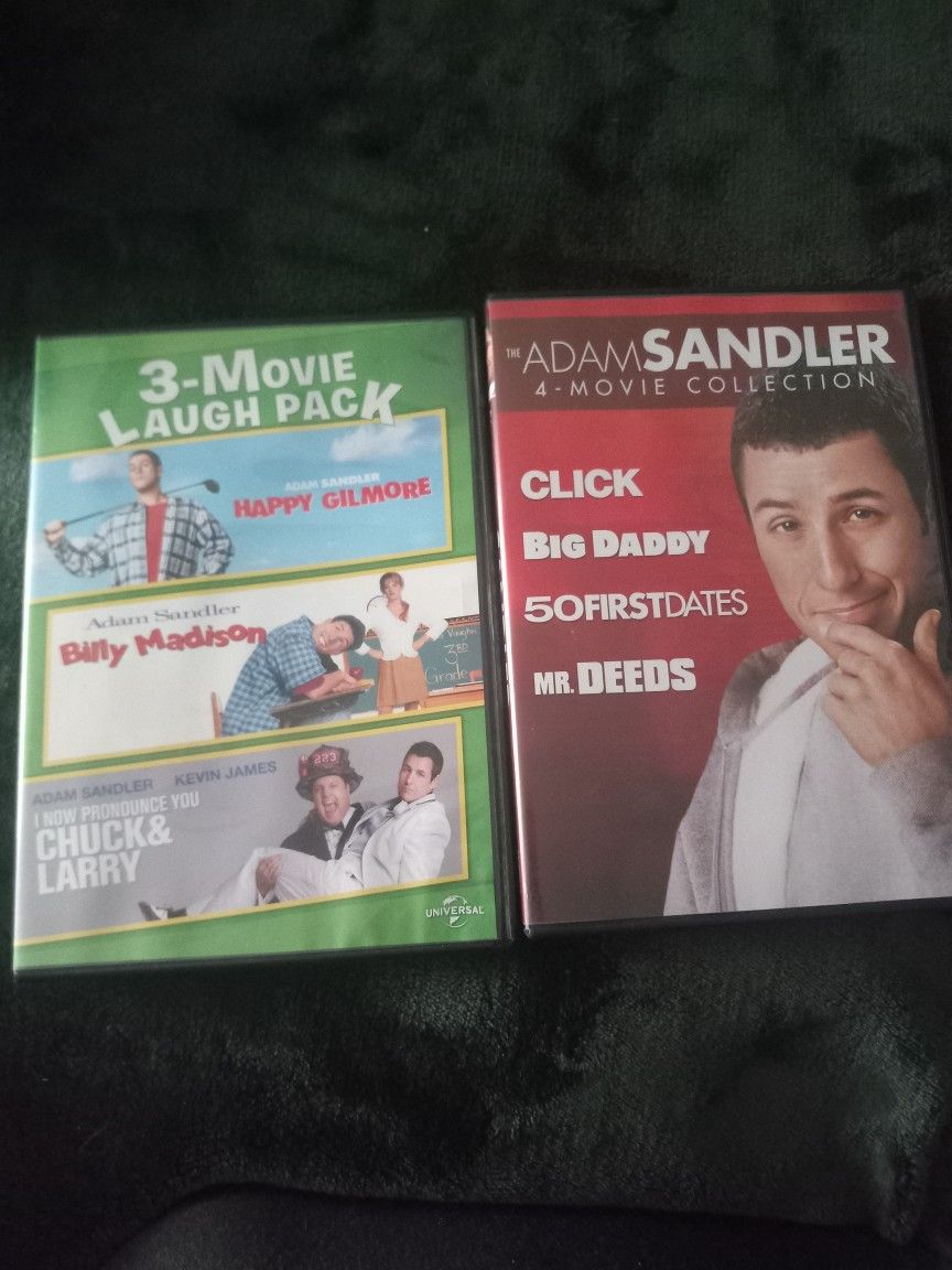 2 Adam Sandler Multi Movies DVD'S 