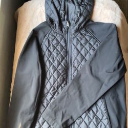XL Black Hooded Jacket 