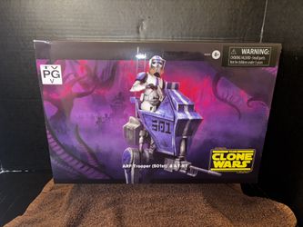 SDCC 2026 HASBRO STAR WARS CLONE WARS ARF TROOPER 501ST & AT-RT VEHICLE NEW IN BOX