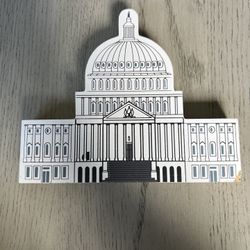 Cat's Meow Village The White House 1991 Washington DC Series