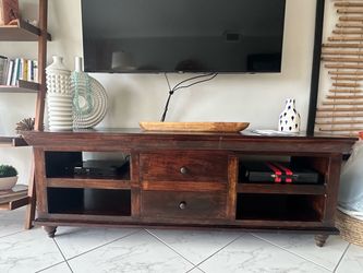 Solid wood Media/TV stand