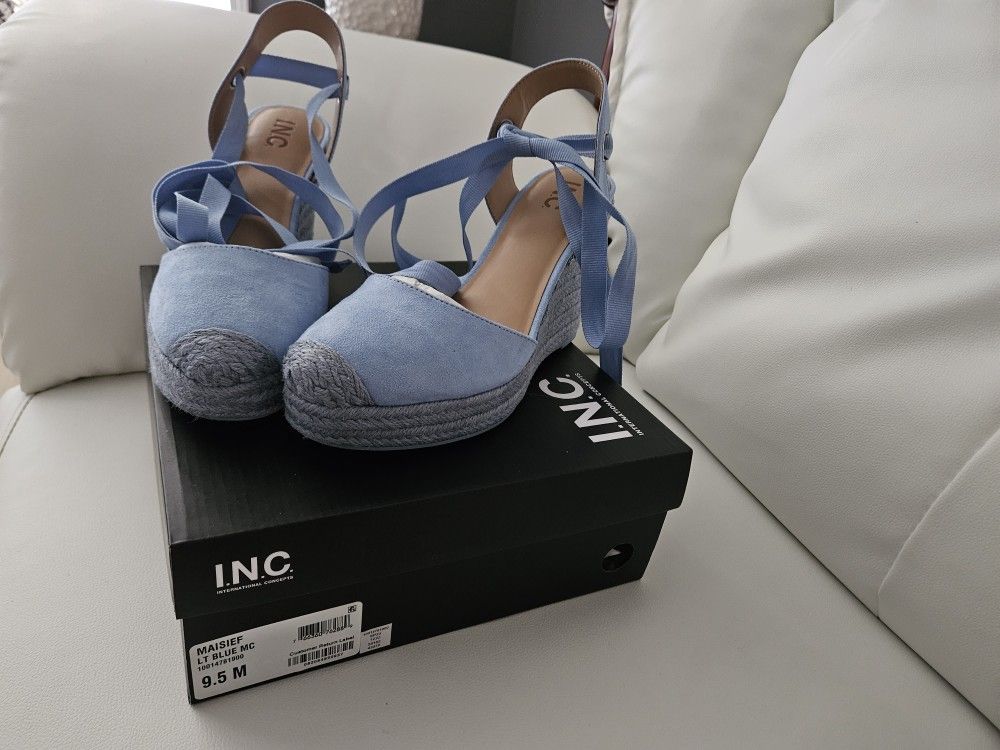 INC wedge sandals