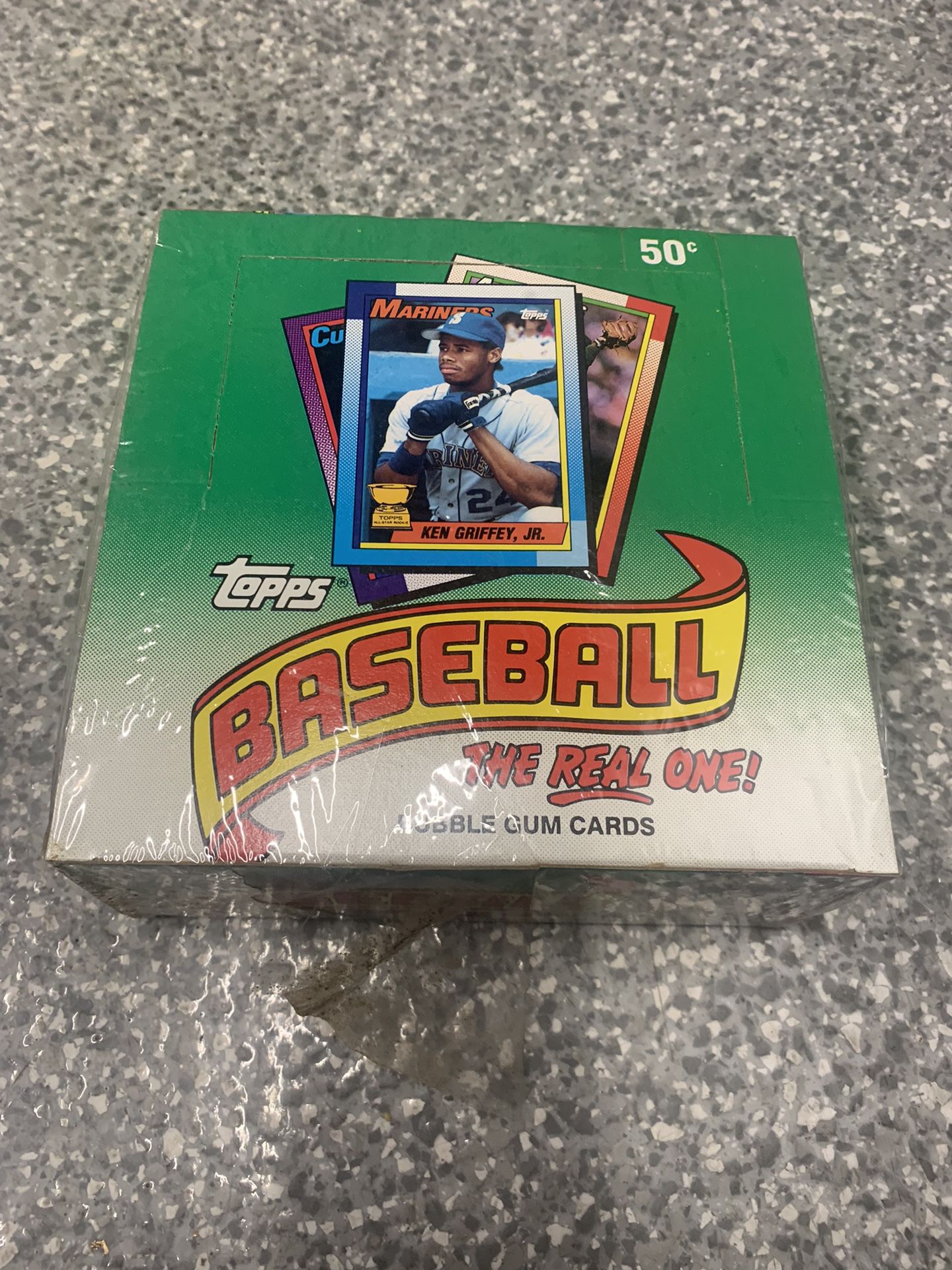 2 Sealed 1990 Topps Baseball Card Wax Boxes