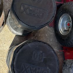 60s Round Rubber Dumbells 