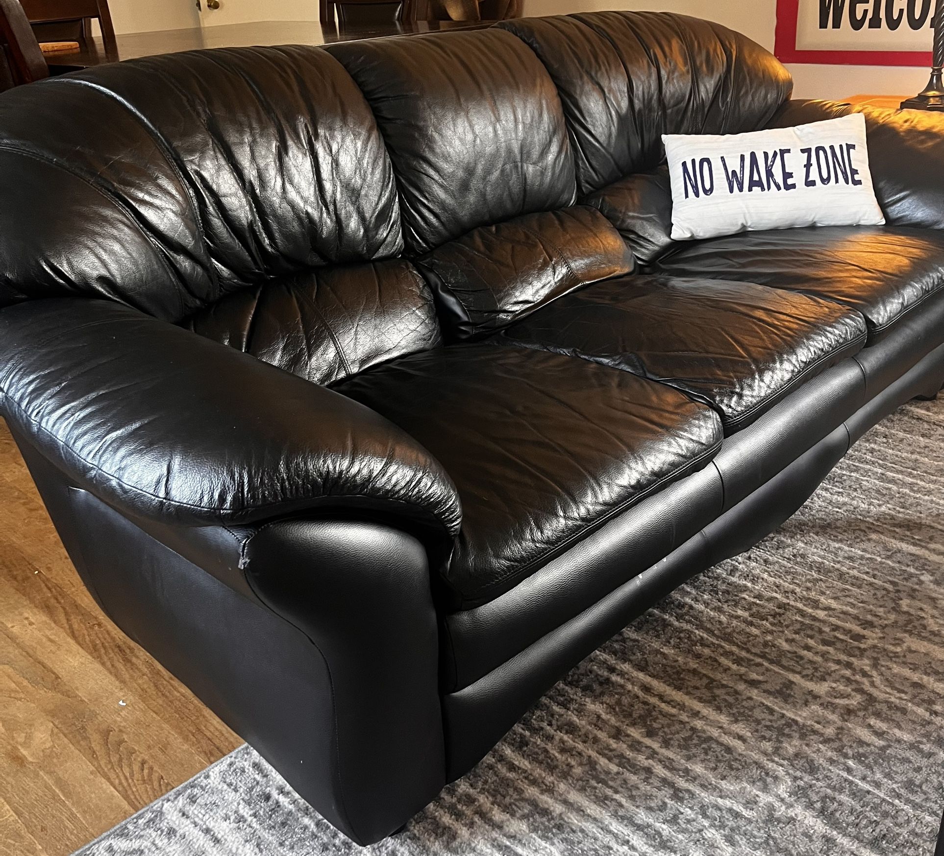 Leather Couches - 2 Pieces