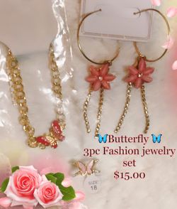 Sunset Butterfly 🦋 Bracelet Set 