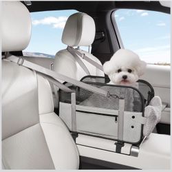 TKYZ Center Console Dog Car Seat, Puppy Cat Car Seat (Gray) 