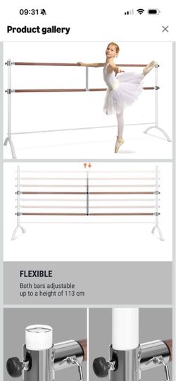 Freestanding Double Ballet Barre