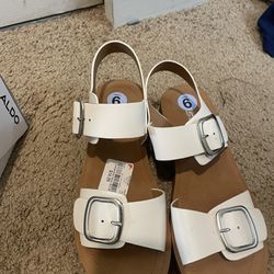 New White Sandals 