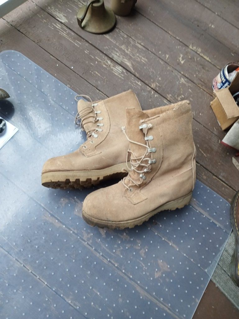 Top Of The Military Men's Boots,Size09,5: Extra. Wide Last Price Drop!!!!