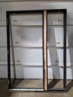 Brown door frame