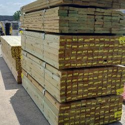 4x4x8' PRESSURE  TREATED LUMBER