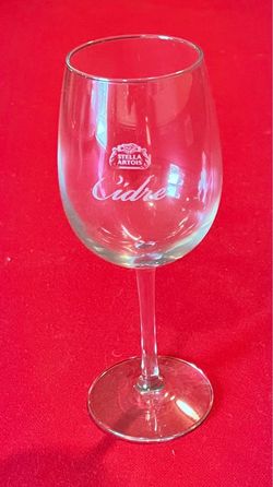 20  Stella Artois Cidre Wine Glasses - $15