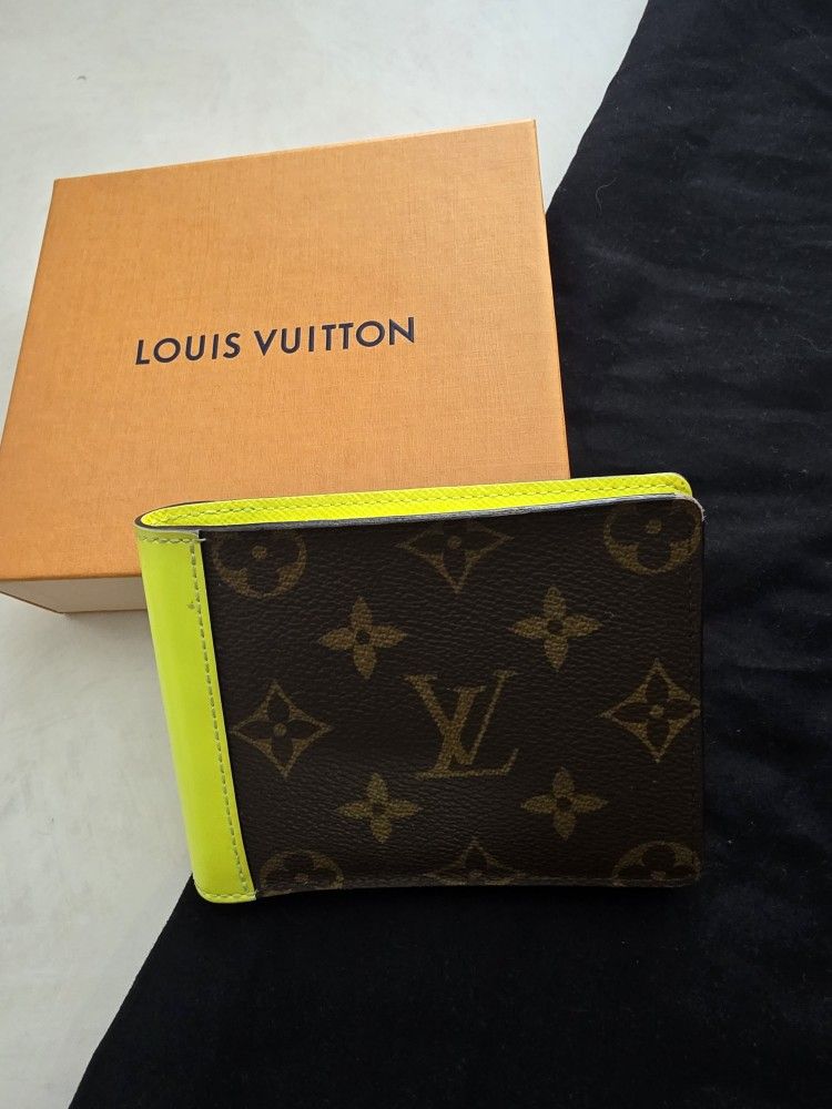 Louis Vuitton Monogram Macassar Slender Wallet