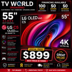 LG 55INCH C5 OLED MODEL 55 BRAND NEW SMART TV 4k