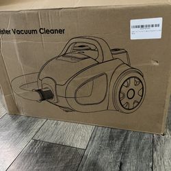 Canister Vacuum Cleaner, 32Kpa 1600W Bagless Vacuum Cleaner, Dust Full Indicator, H13 HEPA Filter, 3.7Qt Large Capacity, Lightweight Vac for Hard Floo