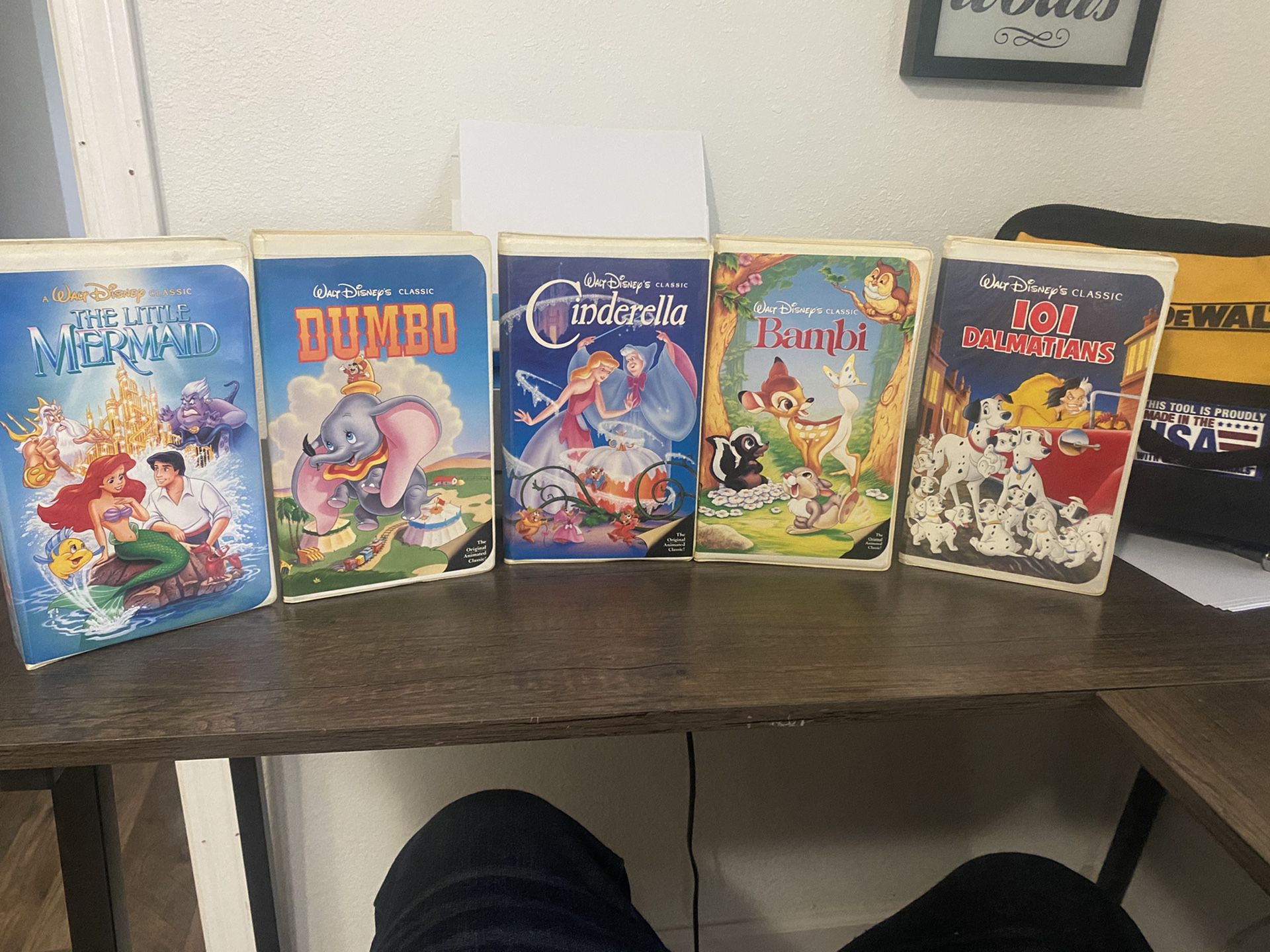 Walt Disney VHS TAPES COLLECTORS DREAM SET