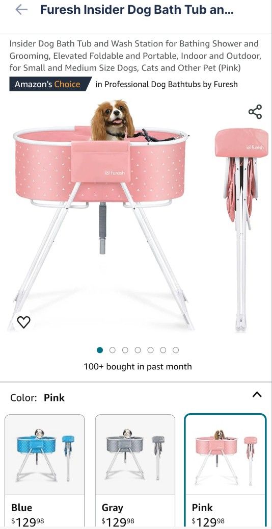 Insider Dog Bath Tub and Wash Station for Bathing Shower and Grooming,