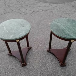 Marble End Tables $80 For 2 Obo