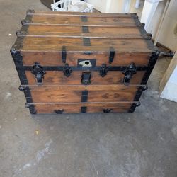 Antique Just From My Father-in-law In Boston Over 35 Years Ago. Claims It Came On One Of The Mother Ships Of The Mayflower Etc And He Refurbished It. 