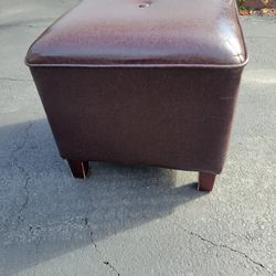 Square Brown Ottoman