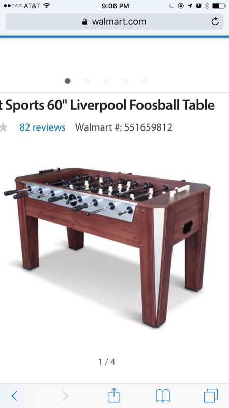 EastPoint Sports 60" Liverpool Foosball Table