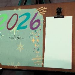 Customizable New Year Board