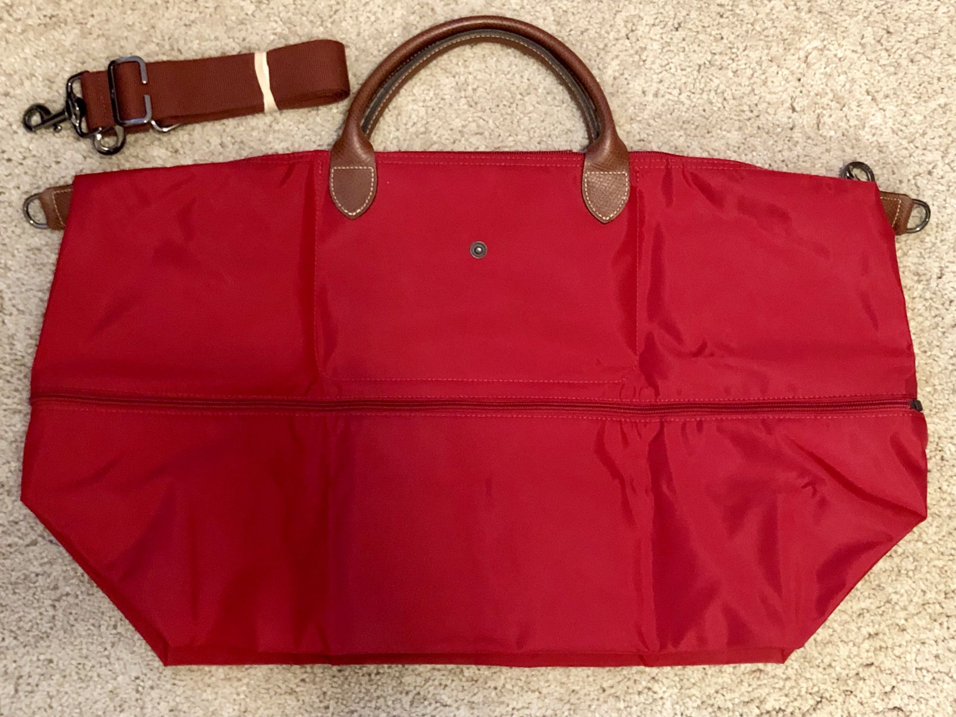 NEW Longchamp Le Pliage expandable travel duffle bag