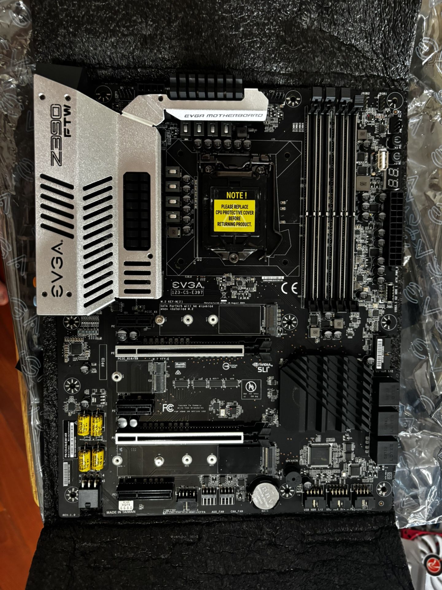 Evga Z390 FTW motherboard