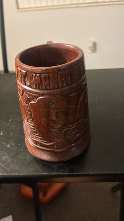 St. Maarten Wooden Mug