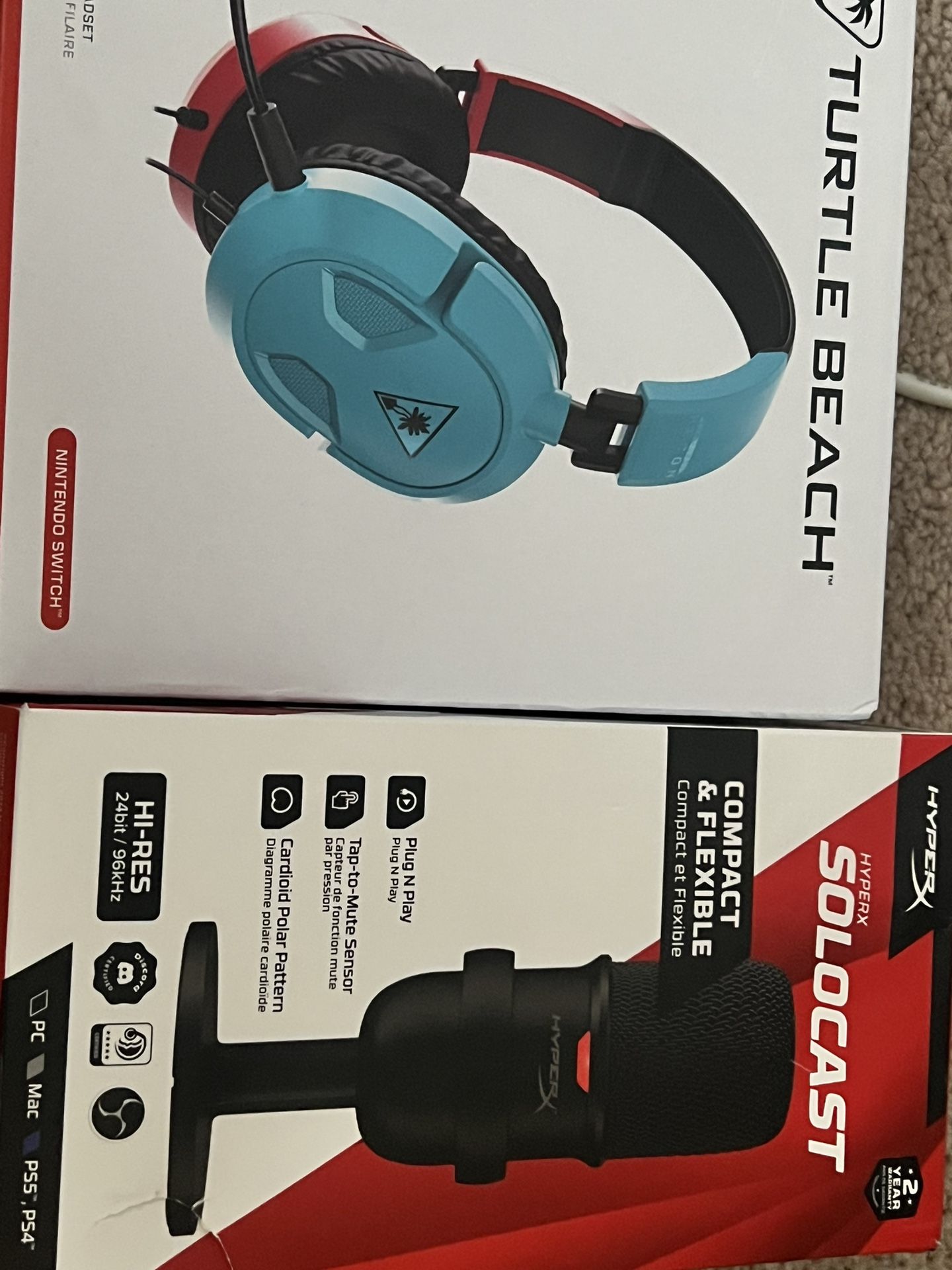 Headet And Mic