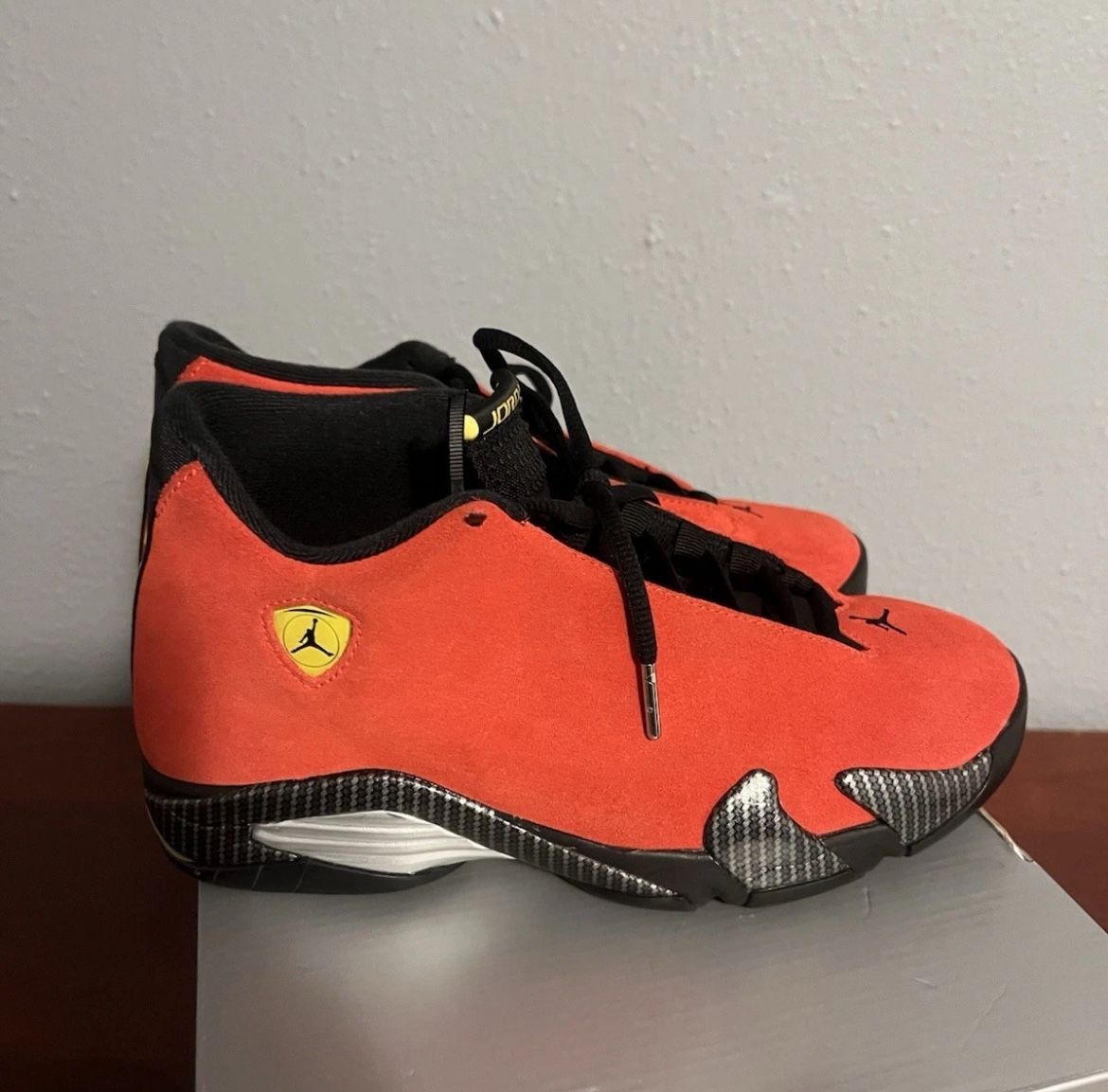 Air Jordan 14 Retro Ferrari Red Size 9.5