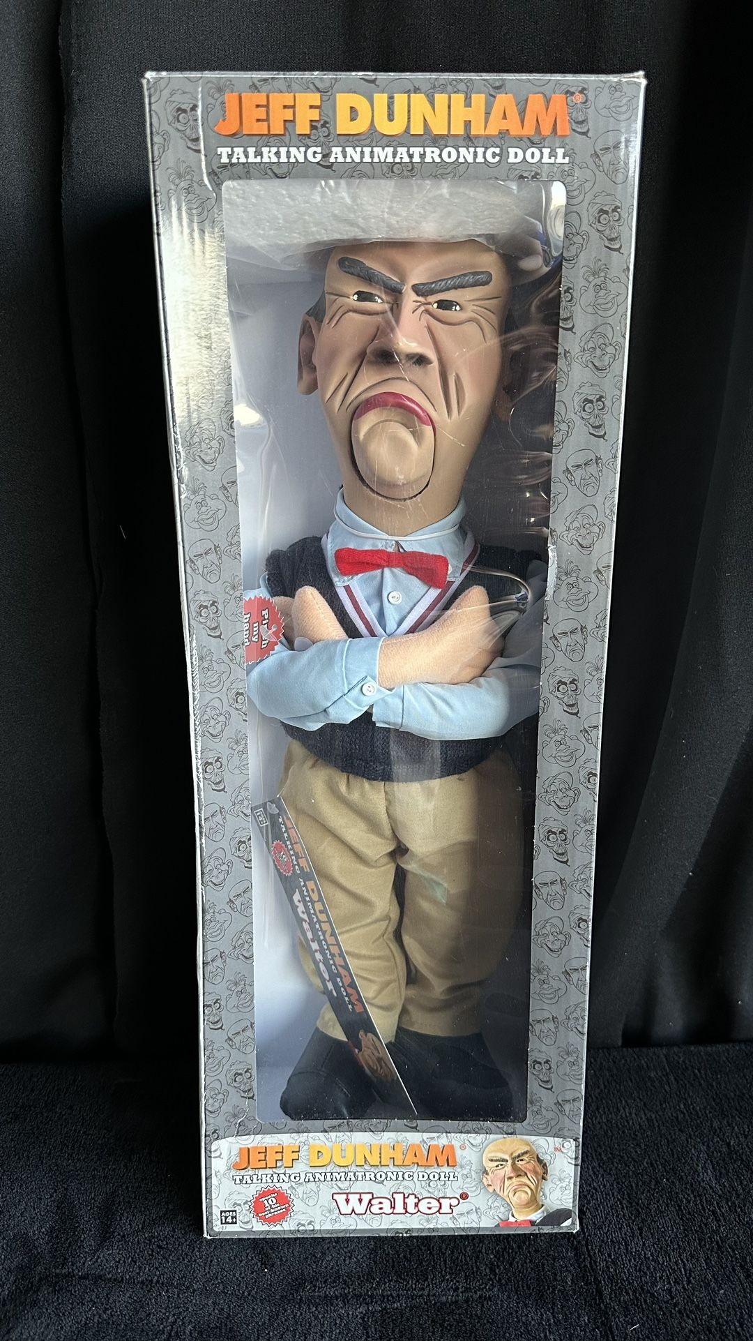 Comedy Collectible Jeff Dunham Talking Walter Bobblehead - 8 Inch Figure  With 9 Hilarious Phrases Spidey And Friends, image size:1080x1922