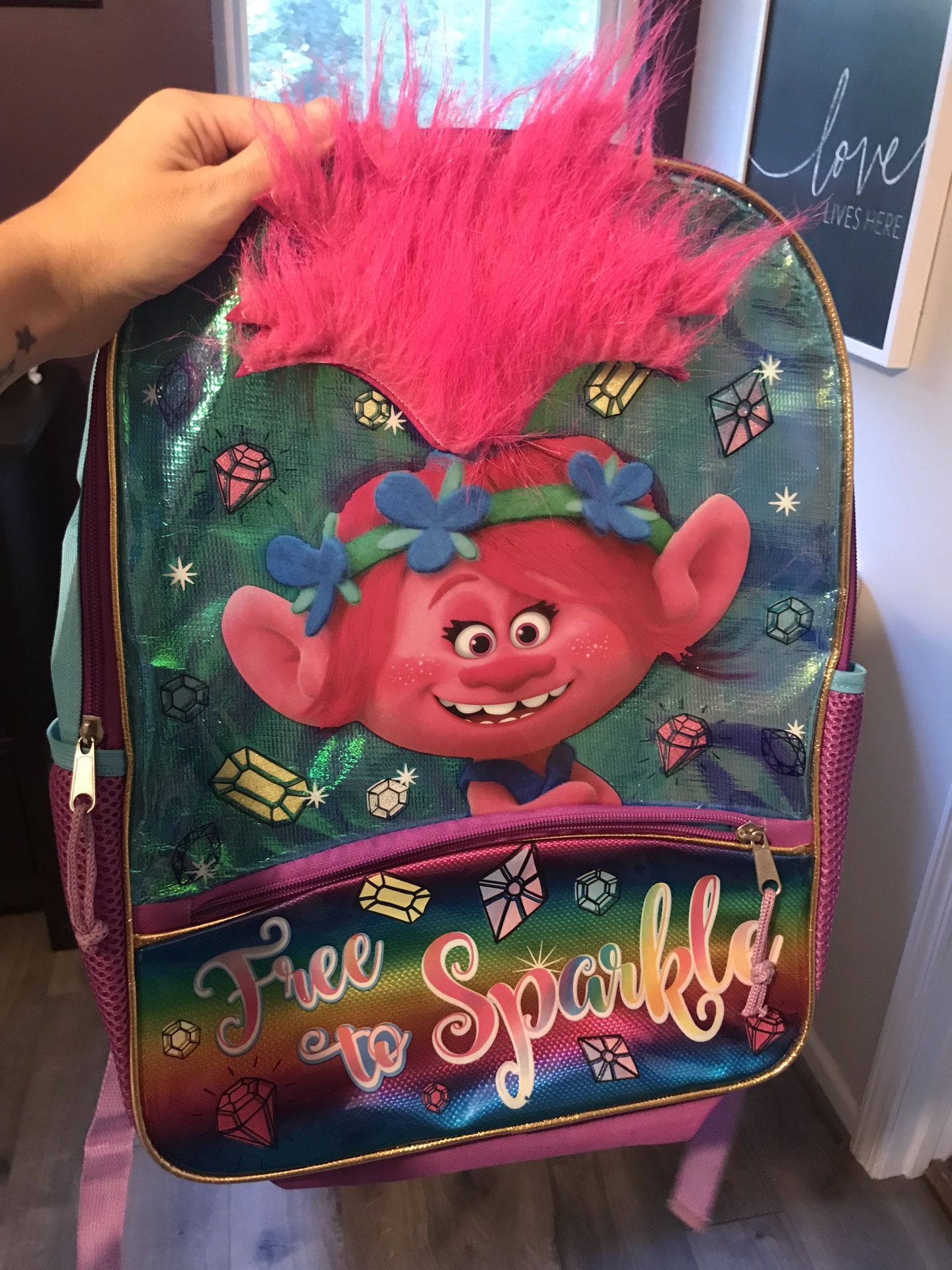 Trolls school bag