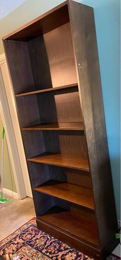 Oversized 6.5+ ft Wood Library Bookcase / Shelves