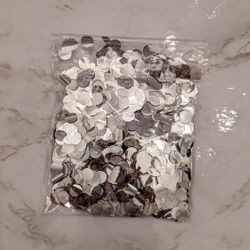 Silver Confetti 10mm Paper Confetti Circles for Party Wedding Decoration