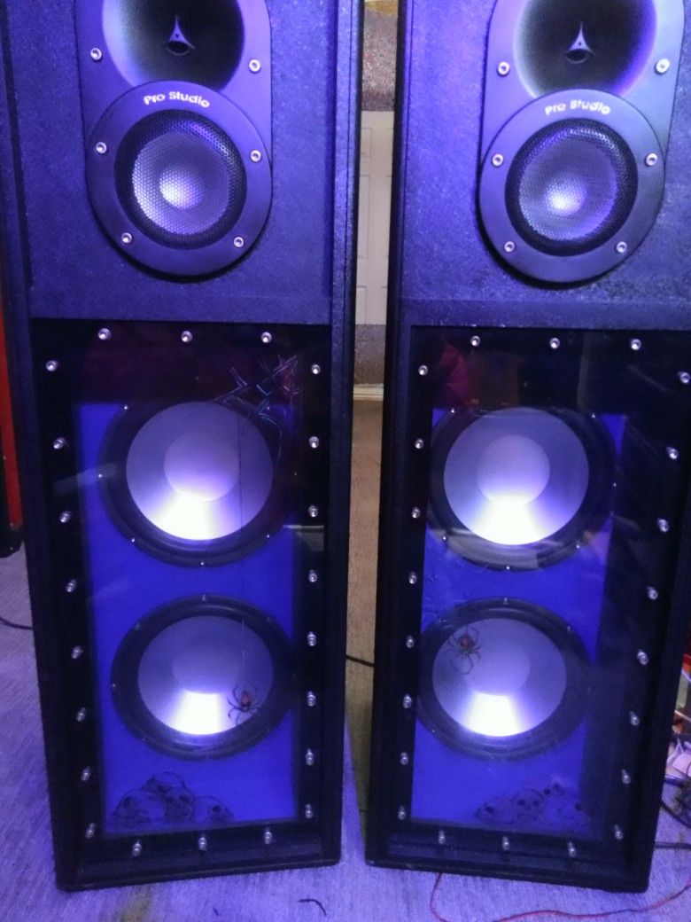 Custom Techwood, by Pro studio, Tower speakers
