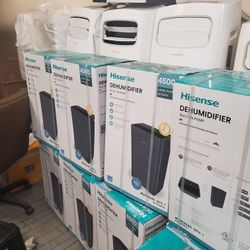 New 35 And 50-Pint Dehumidifiers All New In Factory Sealed Box 