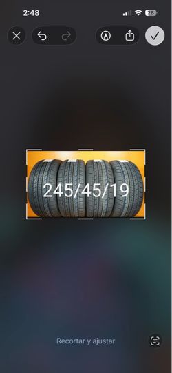 245/45/19 Tires – Set of 4
