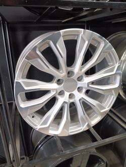22x9 CHEVY RIMS 6 LUGS