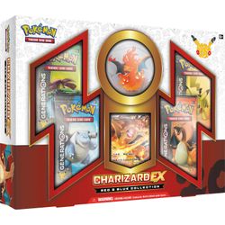 Pokemon RED & BLUE COLLECTION Charizard EX box