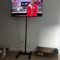 VIVO Extra Tall TV Floor Stand for 13 to 65 inch Screens up to 44 lbs,