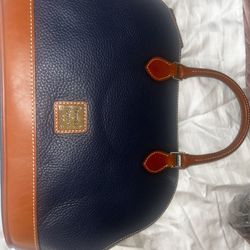NEW 👜 Dooney & Bourke Zip Zip Satchel – Navy 