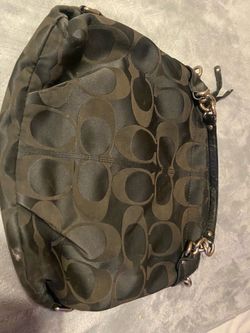 Coach Op Art hobo handbag