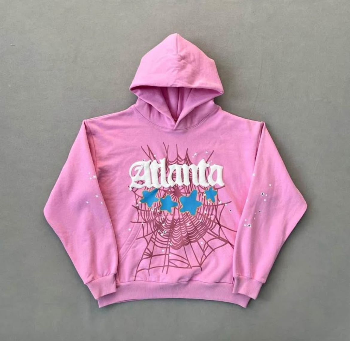 Brand New Pink ATL Spider Hoodie Size Medium Authentic 