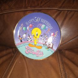 Tweety Birds 50th Birthday Collectible Plate