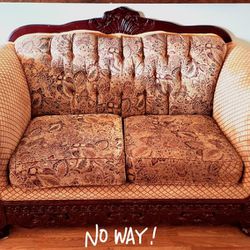 Beautiful Vintage Victorian Sofa Set