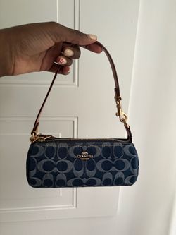 Coach Signature Mini Barrel Bag