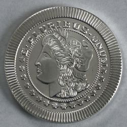 Silver rounds - 999 fine Morgan design